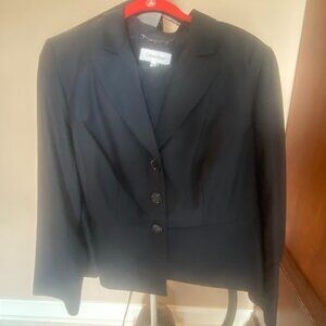 Calvin Klein Women's Skirt Suit, Color Black, Size 16W